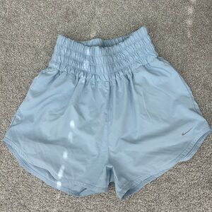 Nike Women's Sky Blue Athletic Shorts